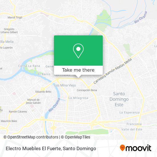 Electro Muebles El Fuerte map