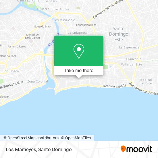 Mapa de Los Mameyes