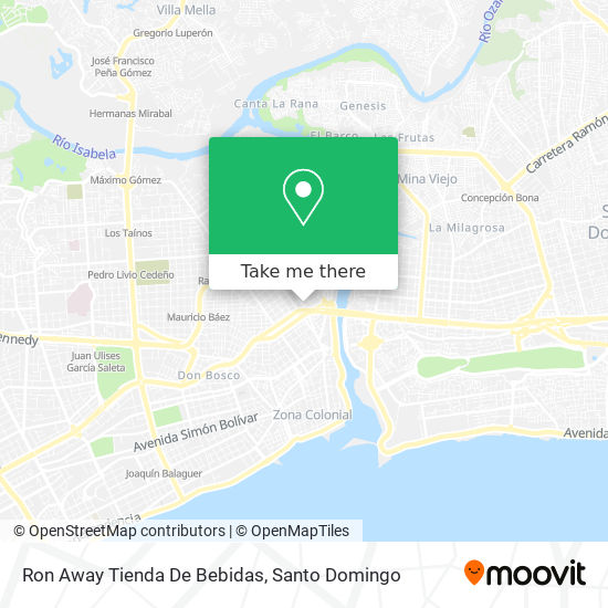 Ron Away Tienda De Bebidas map