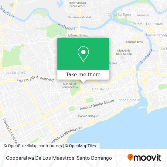 Cooperativa De Los Maestros map