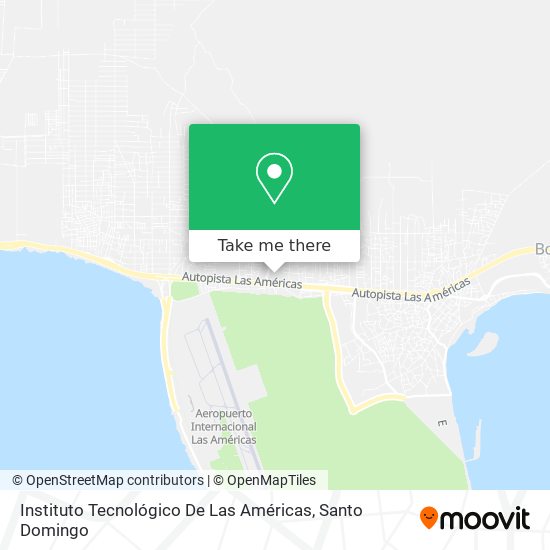 Instituto Tecnológico De Las Américas map
