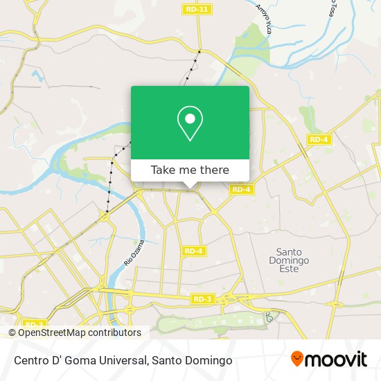 Mapa de Centro D' Goma Universal