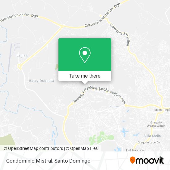 Condominio Mistral map