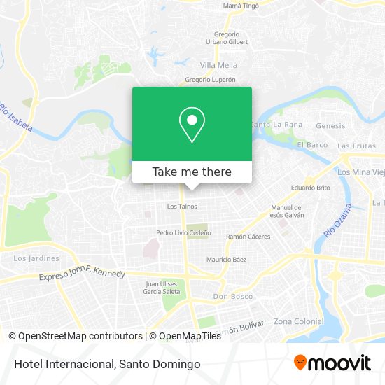 Hotel Internacional map