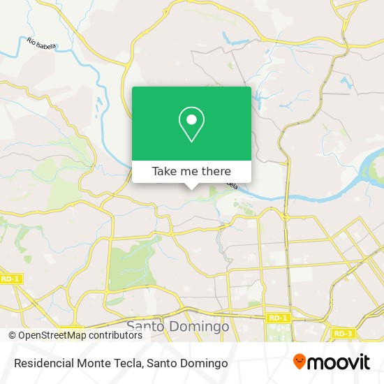 Residencial Monte Tecla map