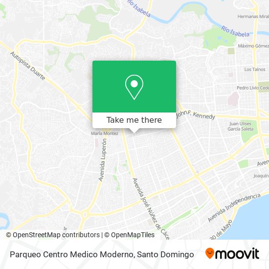 Mapa de Parqueo Centro Medico Moderno