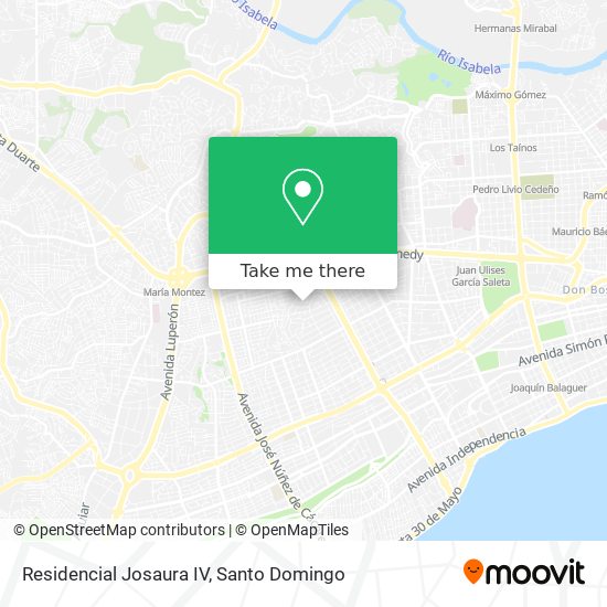 Mapa de Residencial Josaura IV