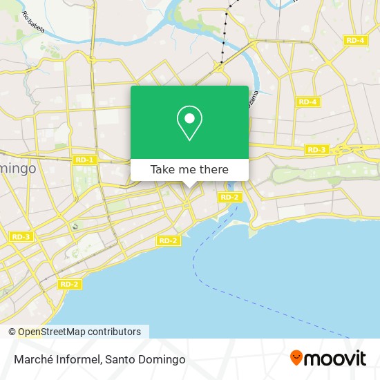 Marché Informel map
