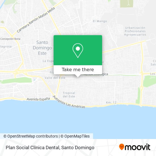 Plan Social Clínica Dental map