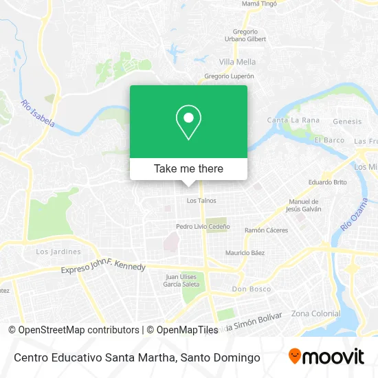 Centro Educativo Santa Martha map