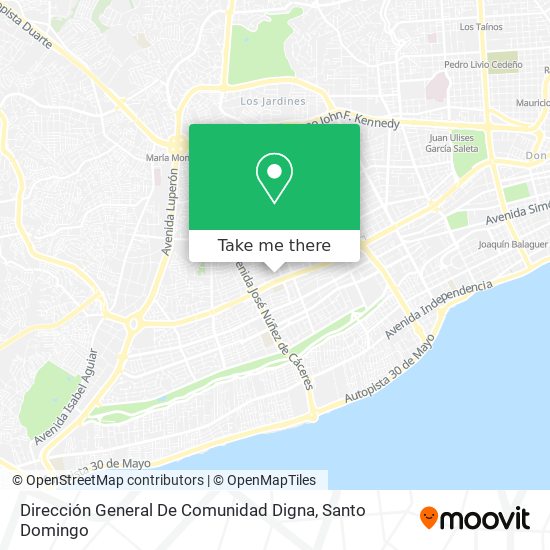 Dirección General De Comunidad Digna map