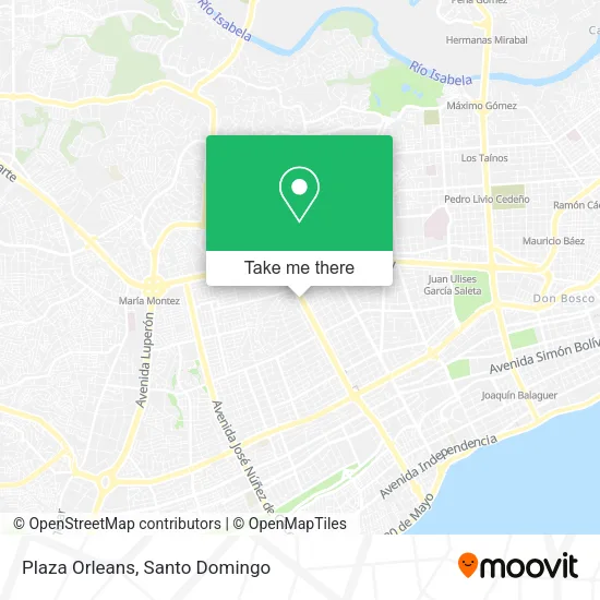 Mapa de Plaza Orleans