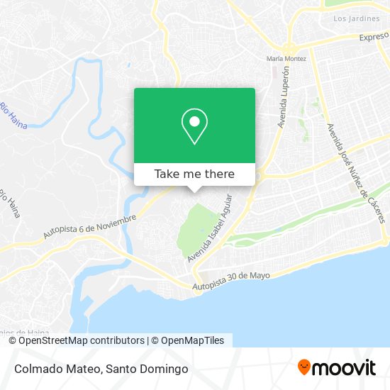 Colmado Mateo map