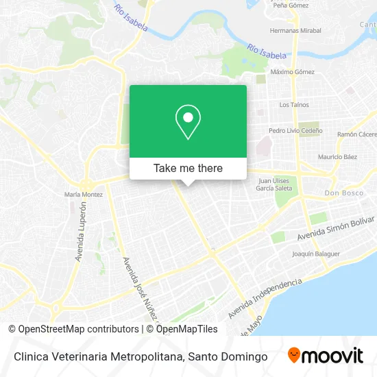 Mapa de Clinica Veterinaria Metropolitana