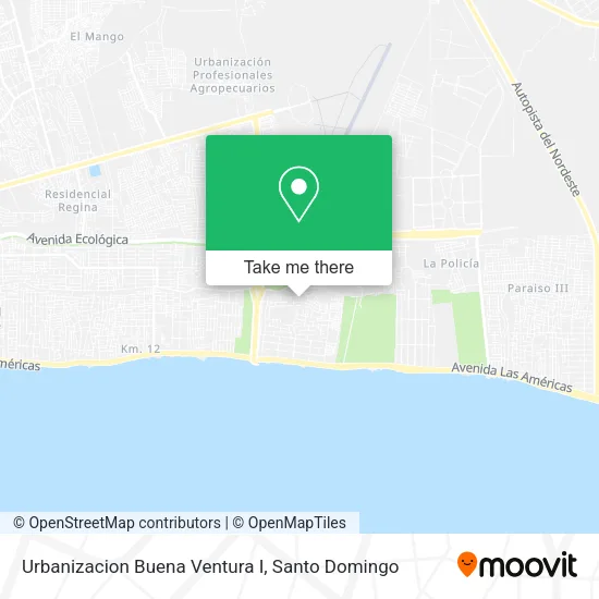 Mapa de Urbanizacion Buena Ventura I