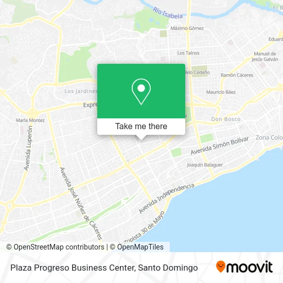 Mapa de Plaza Progreso Business Center