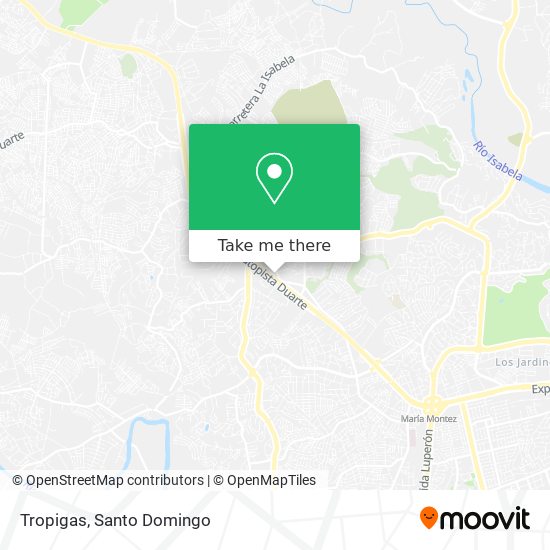 Tropigas map