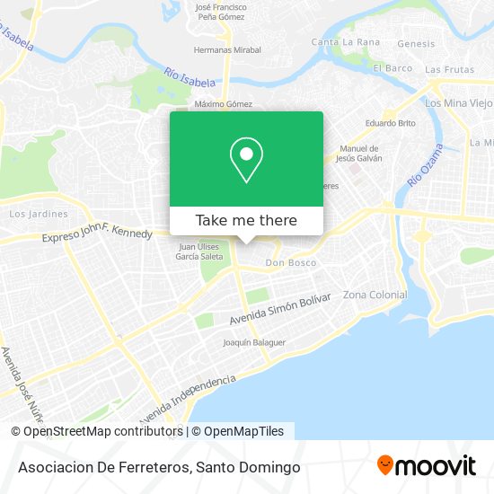 Asociacion De Ferreteros map