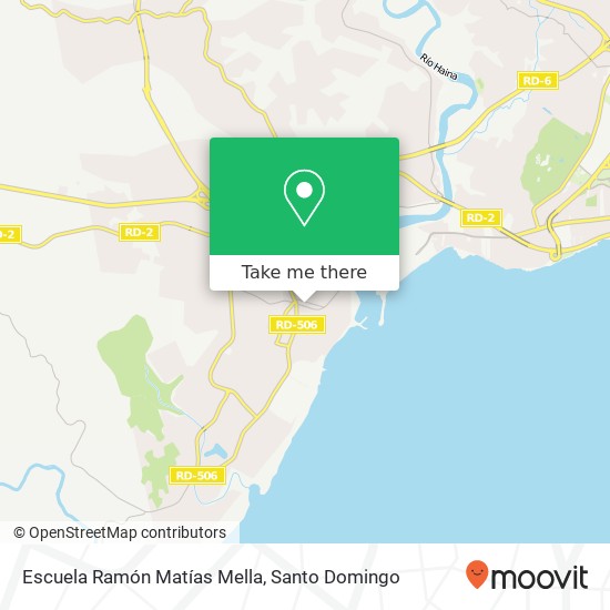 Escuela Ramón Matías Mella map
