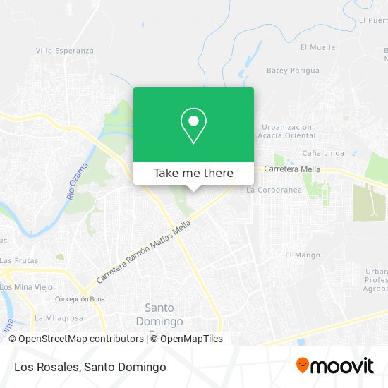 Mapa de Los Rosales