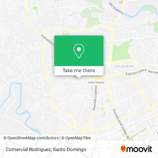 Comercial Rodriguez map