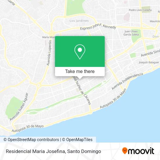 Mapa de Residencial Maria Josefina
