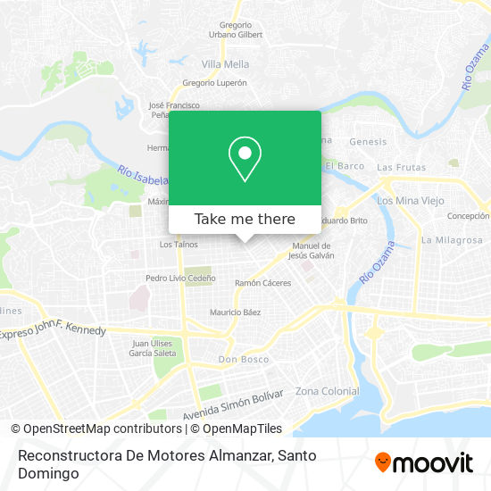 Reconstructora De Motores Almanzar map