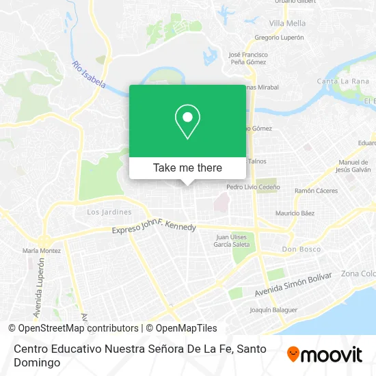 Centro Educativo Nuestra Señora De La Fe map