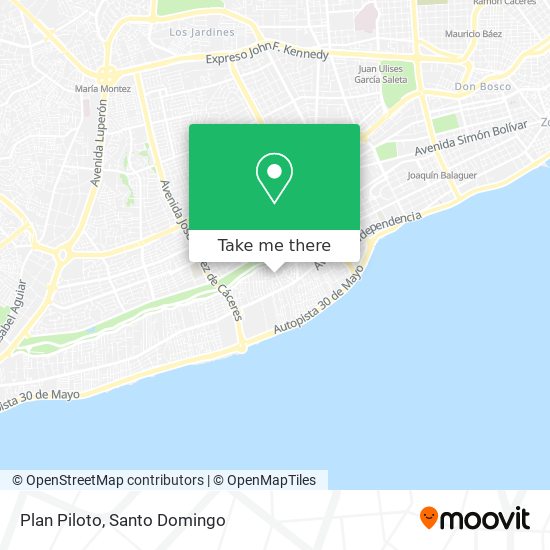 Plan Piloto map