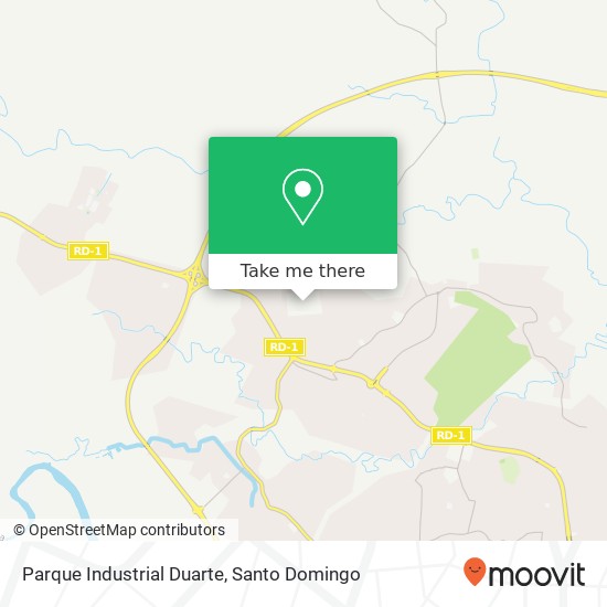 Parque Industrial Duarte map