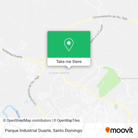 Mapa de Parque Industrial Duarte