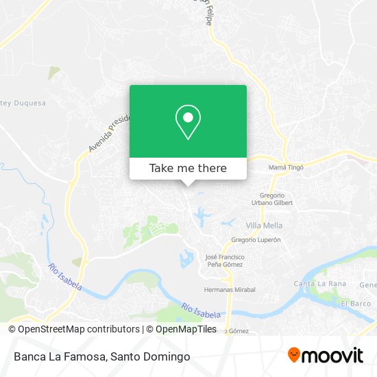 Banca La Famosa map