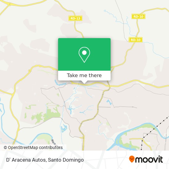 D' Aracena Autos map