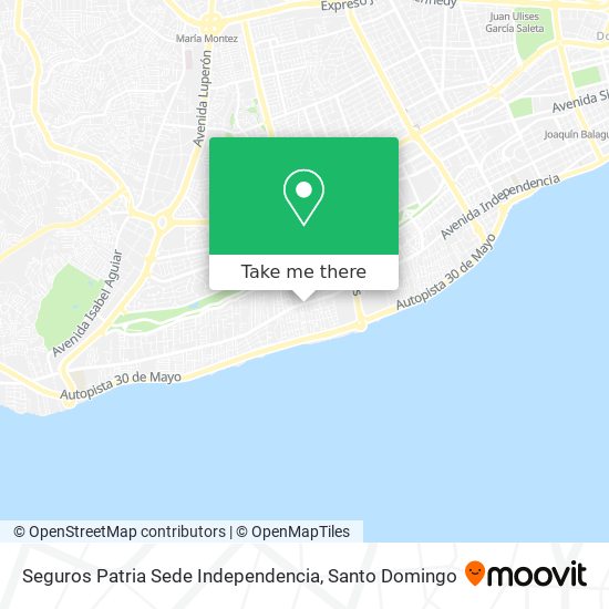 Seguros Patria Sede Independencia map