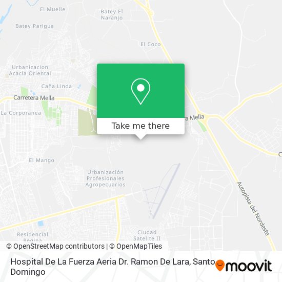 Hospital De La Fuerza Aeria Dr. Ramon De Lara map