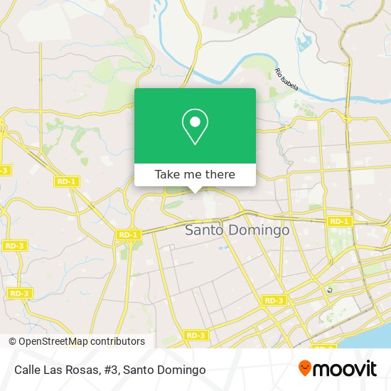 Calle Las Rosas, #3 map
