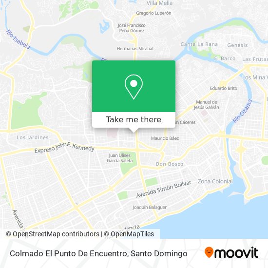 Colmado El Punto De Encuentro map