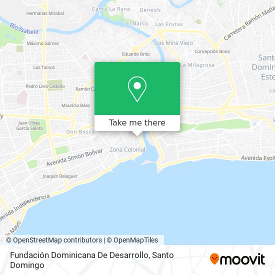 Fundación Dominicana De Desarrollo map