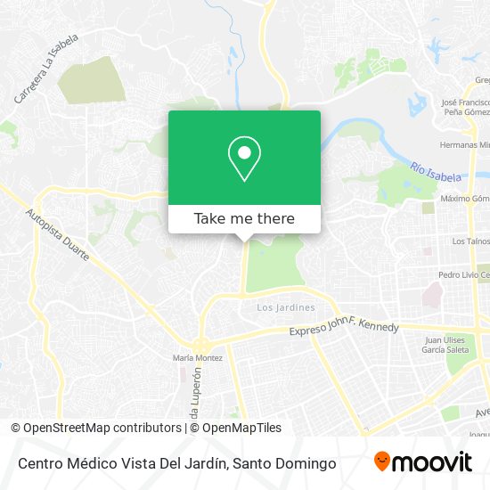 Centro Médico Vista Del Jardín map