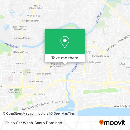 Chino Car Wash map