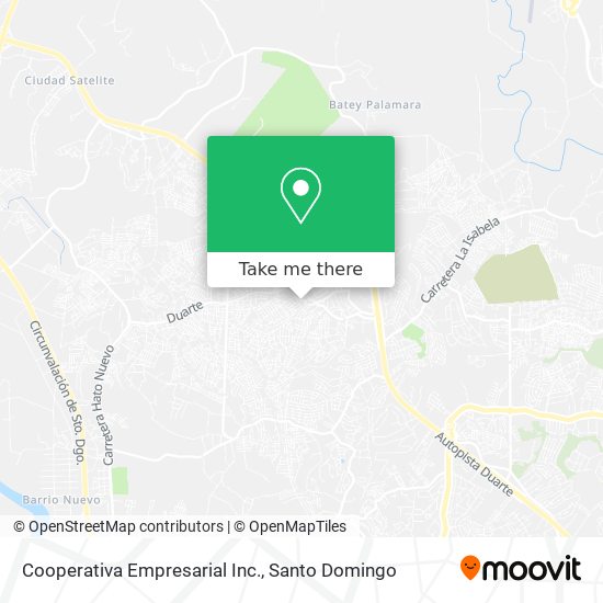 Cooperativa Empresarial Inc. map