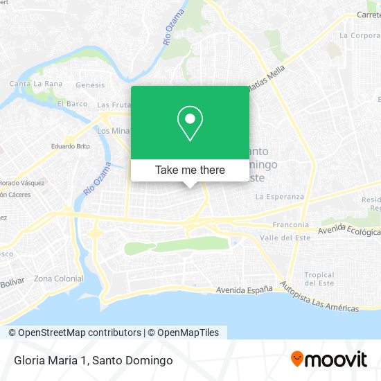 Gloria Maria 1 map