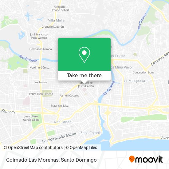 Colmado Las Morenas map