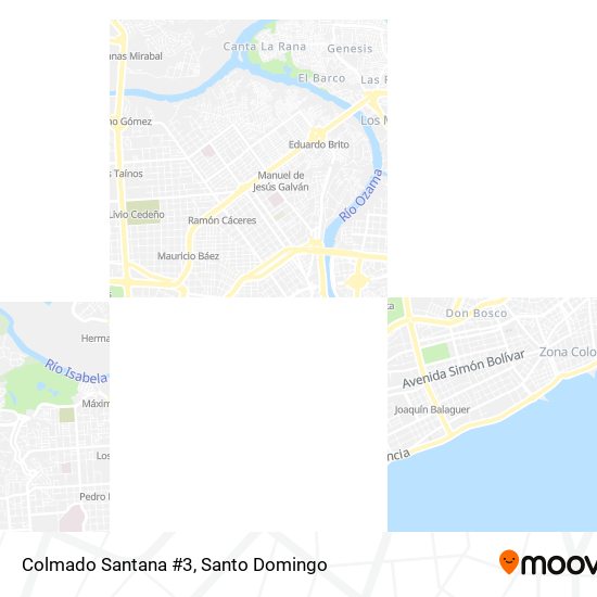 Colmado Santana #3 map