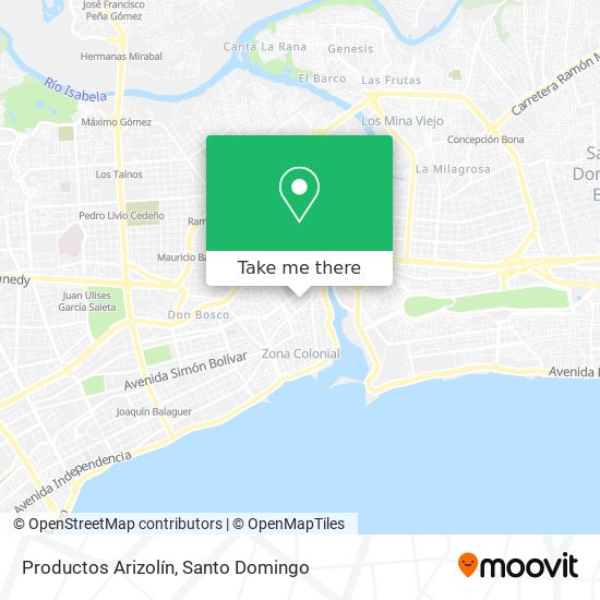 Mapa de Productos Arizolín