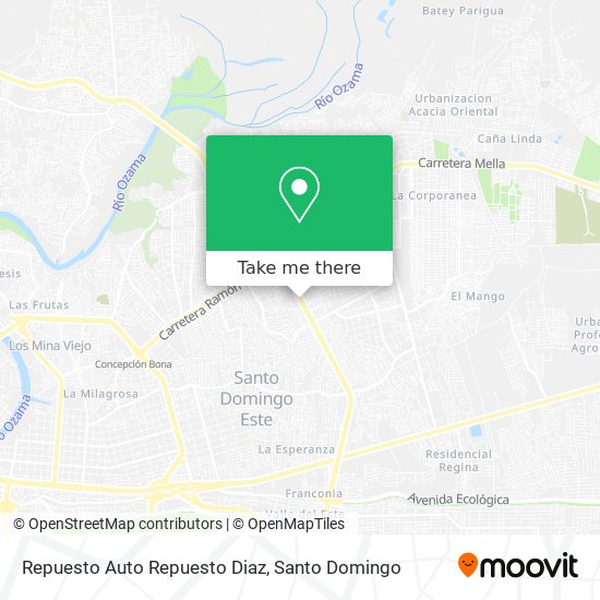 Mapa de Repuesto Auto Repuesto Diaz