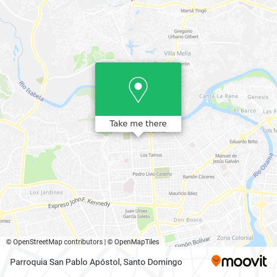 Mapa de Parroquia San Pablo Apóstol