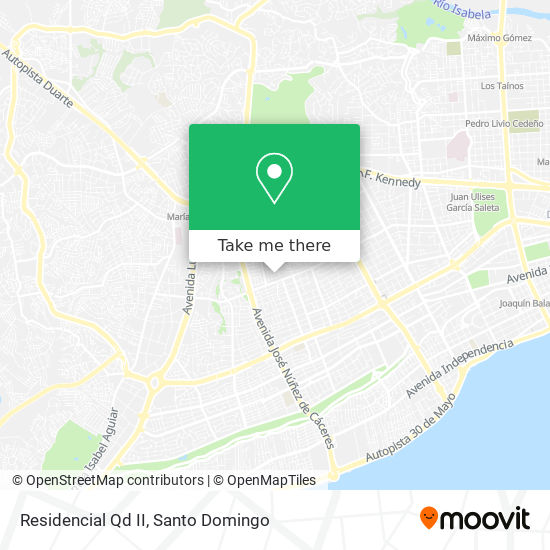 Residencial Qd II map