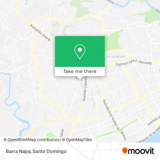Mapa de Barra Napa