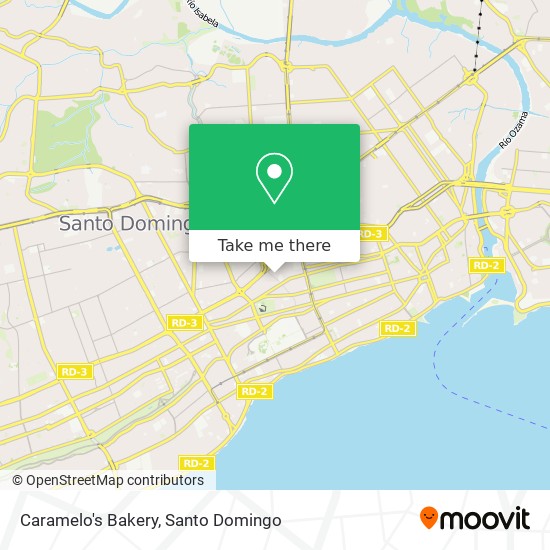 Caramelo's Bakery map